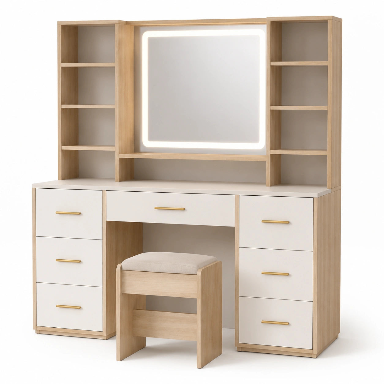 grande-coiffeuse-avec-miroir-led-et-tabouret-7-tiroirs-et-etageres-ouvertes-bizjze5143er